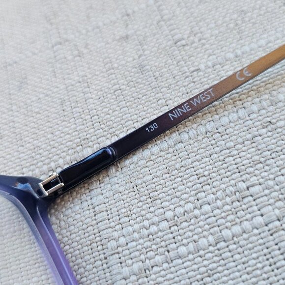 Nine West Women Eyeglasses Frame NW5154 Blue/Purple Tone Glasses For Small Face - Picture 9 of 10